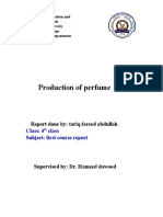 Production of Perfume