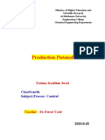 Production Putanol: Fatima Kadhim Jwad