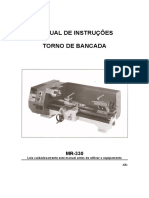 Manual de Instrucoes Torno de Bancada MR330