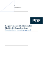 Requirements Elicitation For Mobile B2B Applications: A Project-Based Consulting Approach