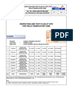 IONE-AA00-ITP-MS-0002 ITP at Site For Field - Fabrication Tank - Rev 06