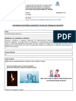 6A - Prática Experimental - Atividade A Distância Discente e Plano de Trabalho Docente III