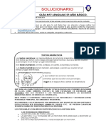 Solucionario Guía 7 y 8, 5º Básico, Del 18 Al 22 de Mayo