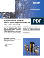 Metal Random Packing: Superior Random Packings Combined With Innovative Mass Transfer Technology