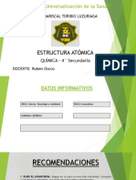 4° Estructura Atómica