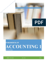 Accounting 1: Fundamental of