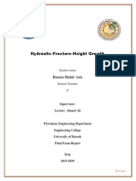 Hydraulic-Fracture-Height Growth: Hassan Shakir Aziz