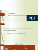 Balance Sheet and Income Statement