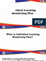 Individual Learning Monitoring Plan: Appendix F