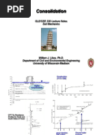 Consolidation: GLE/CEE 330 Lecture Notes Soil Mechanics