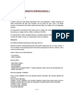 Caderno de Direito Empresarial I PDF