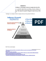 Assignment #1 Q1 What Is The "Pyramid of Influence" in Marketing? Provide Two Examples Other Than Nike