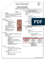 TRAUMATISMO ABDOMINAL y URGENCIA ABDOMINAL