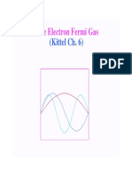 Free Electron Fermi Gas: (Kittel Ch. 6)