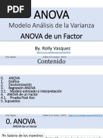 ANOVA de Un Factor