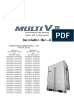 Installation Manual: Heat Pump and Heat Recovery Outdoor VRF Condensing Units