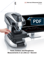 Form, Contour, and Roughness Measurements in As Little As 1 Second