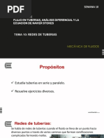 Tema 10 Redes de Tuberias PDF