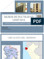 Muros de Ductilidad Limitada