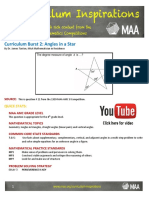 Curriculum Burst 2: Angles in A Star: Quick Stats