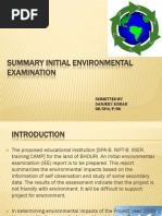 Summary Initial Environmental Examination