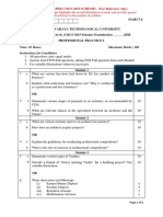 Time: 03 Hours Maximum Marks: 100 Instructions For Candidates