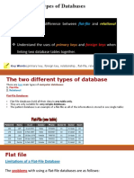 IGCSE ICT - DataBase Types