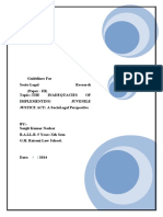 Guidelines For Socio-Legal Research Pape