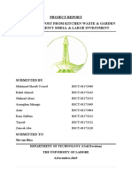 Project Report Make of Compost From Kitchen Waste & Garden Waste Without Smell & Large Investment