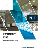 Promatect ® l500: Post Cladding Steel Ducts