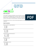 Thick-Edged Orifice Circular Cross-Section (Pipe Flow - Guide)