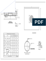 Plan of Foundation Bar Bending Schedule of Pier Foundation: Ø12 Rings@140c/c P6