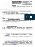 Chapitre 2 Credits Bancaires PDF