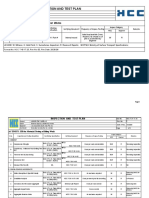 Inspection and Test Plan: Activity: ITP For Inspection of Pile Load Test Works