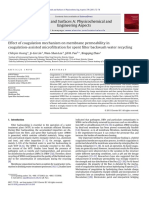 Effect of Coagulation Mechanism On Membrane Permeability in Coagulation-Assisted Microfiltration For Spent Filter Backwash Water Recycling PDF