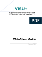 Web-Client Guide: Supervision and Control XML-based On Windows Vista and Windows CE