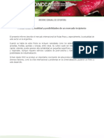 Frutas Finas: Actualidad y Posibilidades de Un Mercado Incipiente