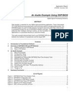 An Audio Example Using DSP/BIOS: Application Report