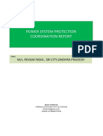 Power System Protection Coordination Report: M/S. Rexam India, Sri City, Andhra Pradesh