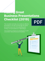 Making Great Business Presentations Checklist v4 Final PDF