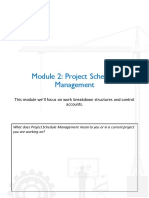 Week 2 Module 2 Project Schedule Management