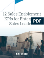 12 Sales Enablement Kpis For Enterprise Sales Leaders: Guide