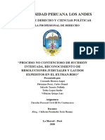 Monografia de Sucesión Intestada Es y Laudos Arbitrales Expeditos en El Extranjero.