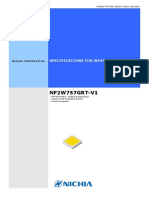 NF2W757GRT-V1: Specifications For White Led