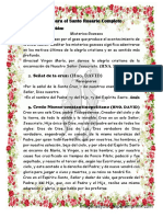 Guía para El Santo Rosario Completo PDF