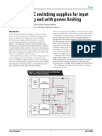 Designing Poe Switching Supplies For Input Power Sharing and With Power Limiting