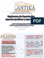 1regímenes de Exportación, Aspectos Juridicos y Operativos PDF