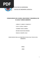 Consecuencias Del Humus, Reacciones y Desarrollo en El Suelo y Medio Ambiente