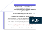 Derivagem - Version 1.52: "Options, Futures and Other Derivatives" 7/E "Fundamentals of Futures and Options Markets" 6/E