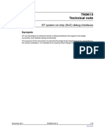 Tn0613 Technical Note: ST System-On-Chip (Soc) Debug Interfaces